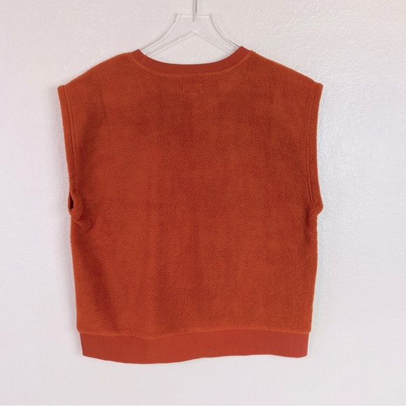 Brixton Burnt Henna Weekender Blanket Muscle Crew Size M - Picture 3 of 6